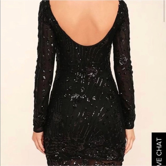 Black sparkly semi formal dress - Picture 2 of 3
